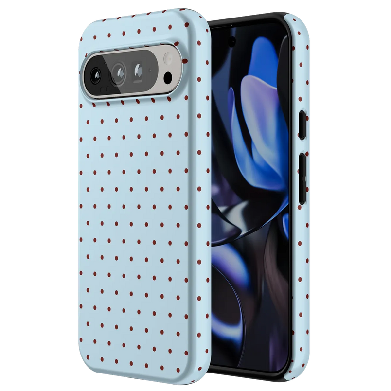 On the Dot | Blue Polka Dot Case