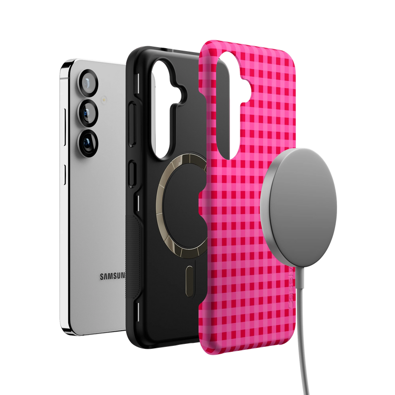 Sweet Jam | Hot Pink Gingham Case