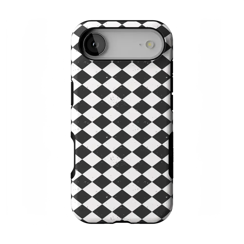 Salem's Hex | Black & White Checkered Case