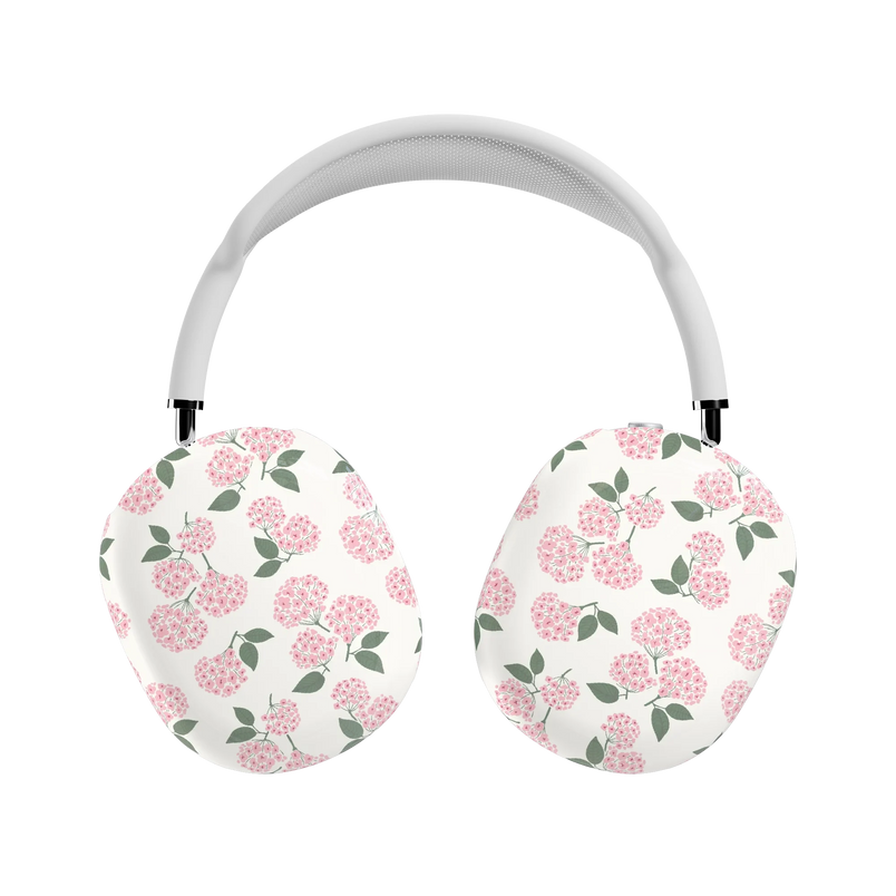 Nantucket Cottage | Pink Hydrangea AirPods Max Case - AirPods Max