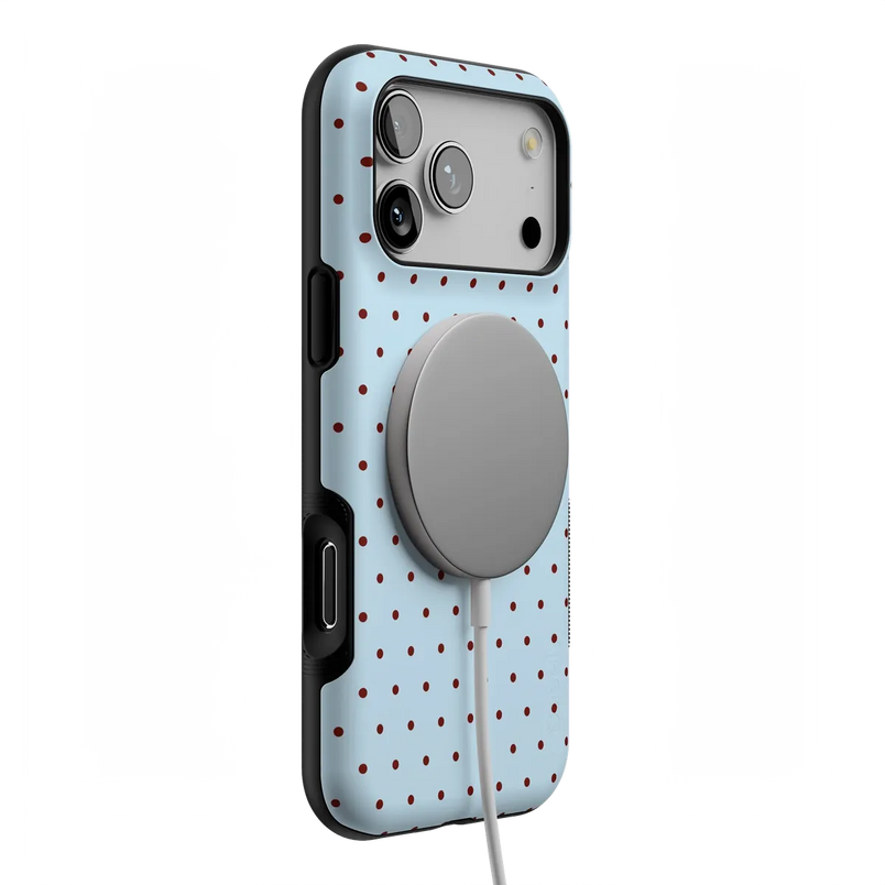 On the Dot | Blue Polka Dot Case