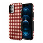Checked Twice | Red Plaid Case