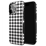 Salem's Hex | Black & White Checkered Case
