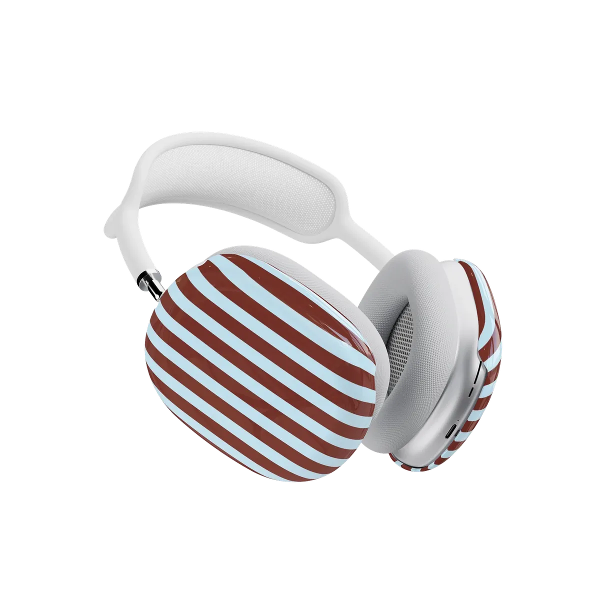 Sunday in Brooklyn Blue Stripes AirPods Max Case - Thumbnail 5