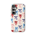 American Girlie | Red White & Blue Bows Case - Galaxy S24