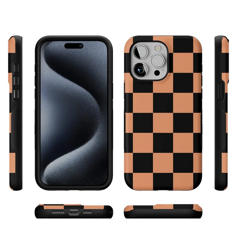 Fit Check | Black & Brown Checkerboard Case
