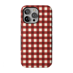 Checked Twice | Red Plaid Case