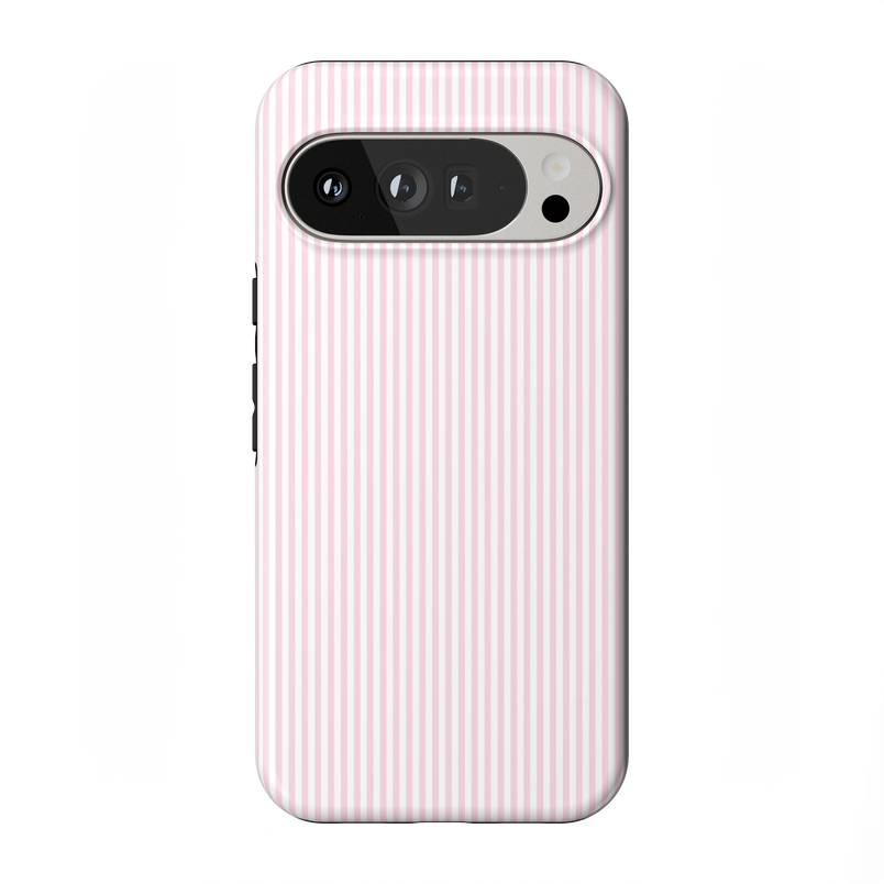 Stripes and the City | Light Pink Pinstripe Case - Google Pixel 9 Pro XL