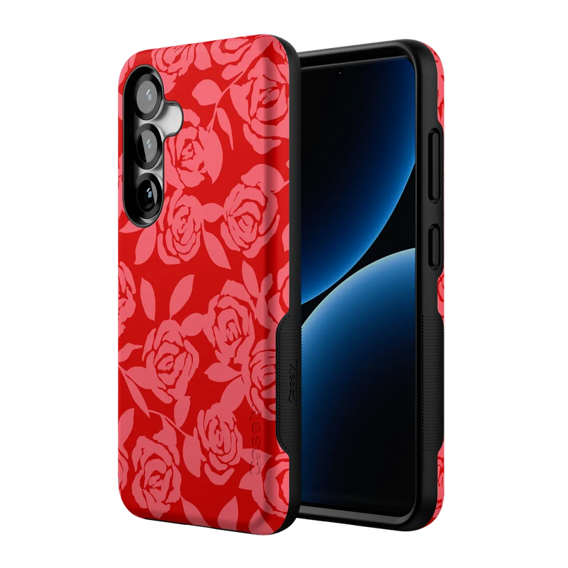 Final Rose | Red & Pink Floral Case