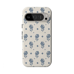 Seaside Stitch | Vintage Roses Case - Google Pixel 9 Pro