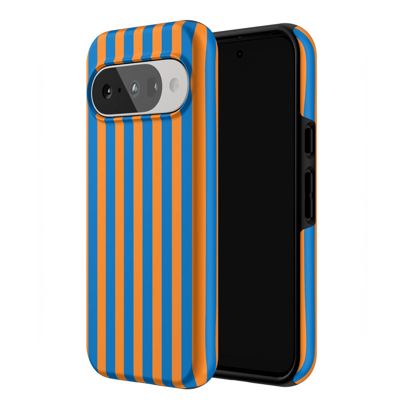 Go New York | Blue & Orange Stripes Case