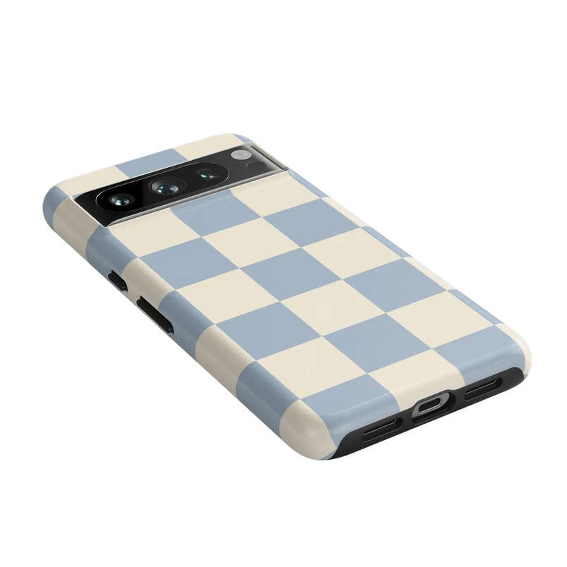 Fit Check | Light Blue Checkerboard Case