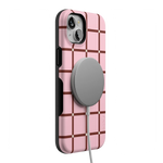 Uptown Gridlock | Pink Checkerboard Case