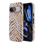 Untamed | Brown & Blue Zebra Case