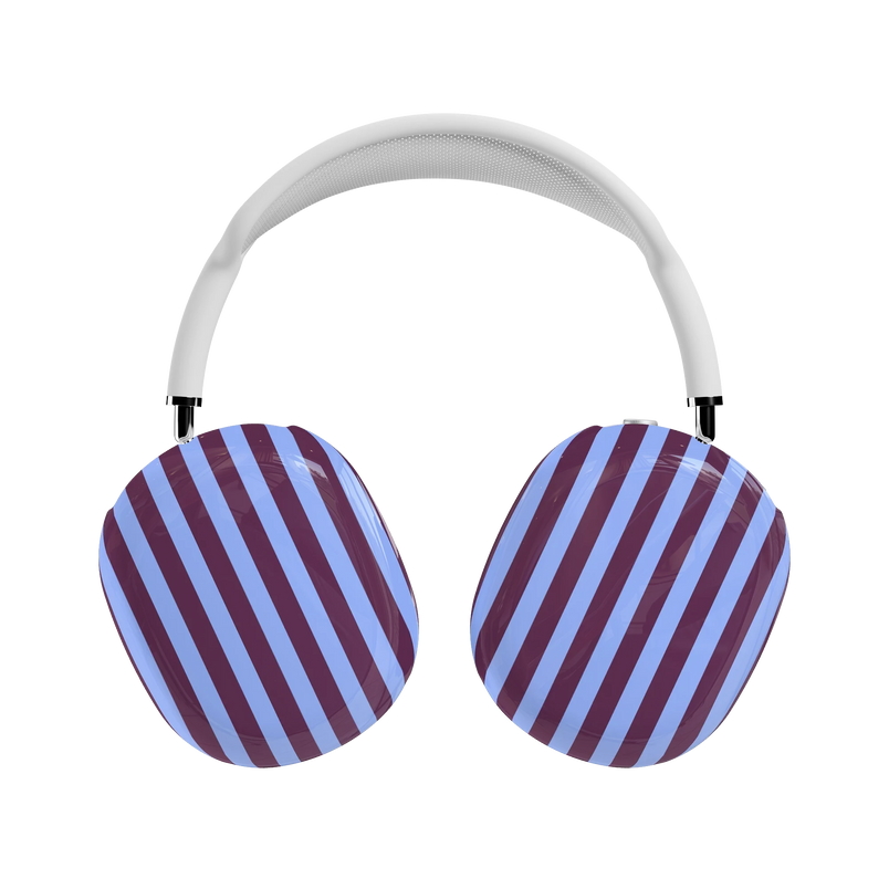 Perfect Stripes | Purple & Blue Stripes AirPods Max Case - AirPods Max