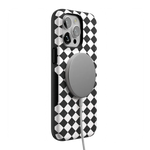 Salem's Hex | Black & White Checkered Case