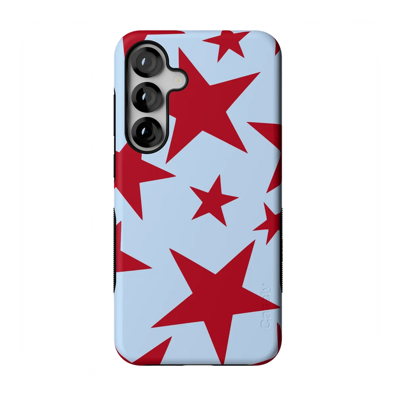 Stars Align | Blue & Red Stars Case - Galaxy S25 Plus