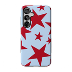 Stars Align | Blue & Red Stars Case - Galaxy S25 Plus