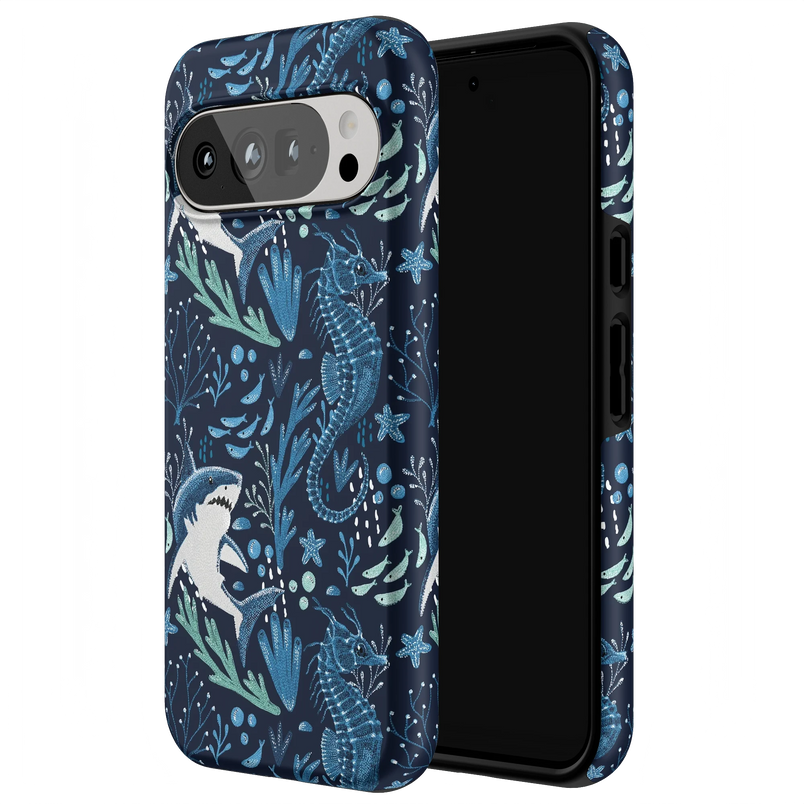 Midnight Reef | Shark Print Case