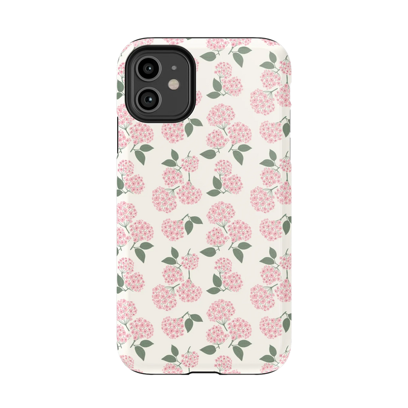 Nantucket Cottage | Pink Hydrangea Case - iPhone 11