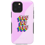 YOU DO YOU | Purple Print iPhone Case iPhone Case get.casely Bold iPhone 11 Pro 