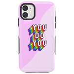 YOU DO YOU | Purple Print iPhone Case iPhone Case get.casely Bold iPhone 11 