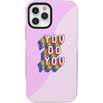YOU DO YOU | Purple Print iPhone Case iPhone Case get.casely Bold iPhone 12 Pro 