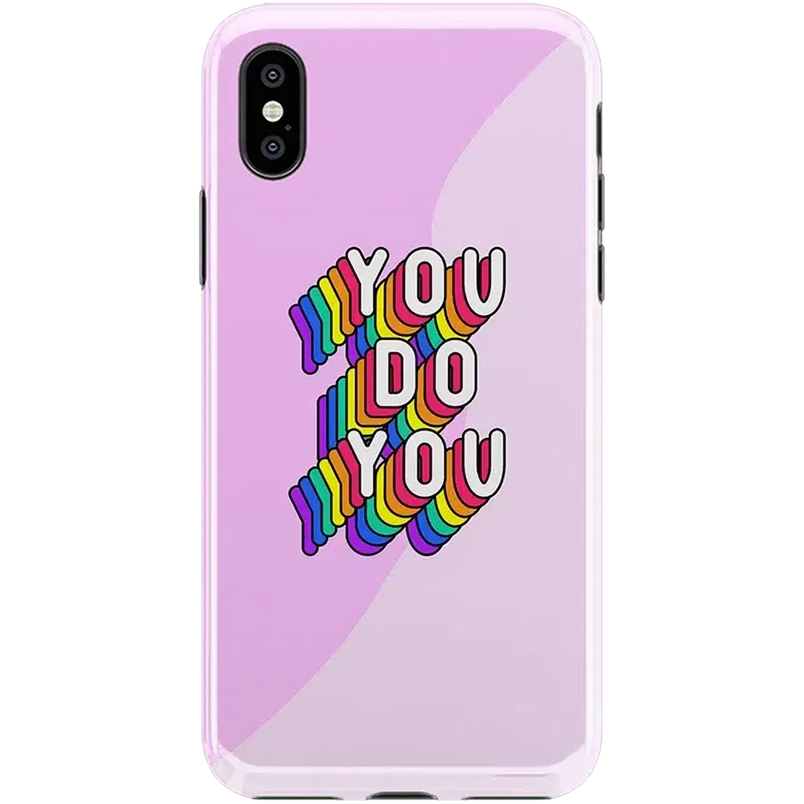 YOU DO YOU | Purple Print iPhone Case iPhone Case get.casely Classic iPhone XS Max 
