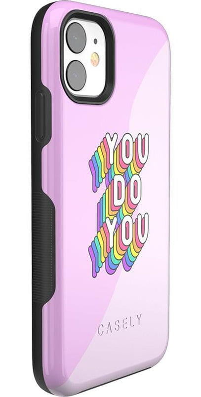 YOU DO YOU | Purple Print iPhone Case iPhone Case get.casely 