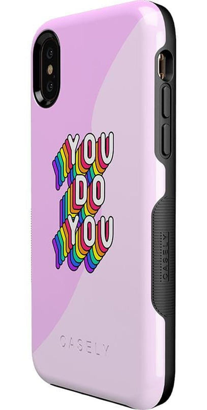 YOU DO YOU | Purple Print iPhone Case iPhone Case get.casely 