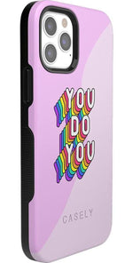 YOU DO YOU | Purple Print iPhone Case iPhone Case get.casely 
