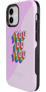 YOU DO YOU | Purple Print iPhone Case iPhone Case get.casely 