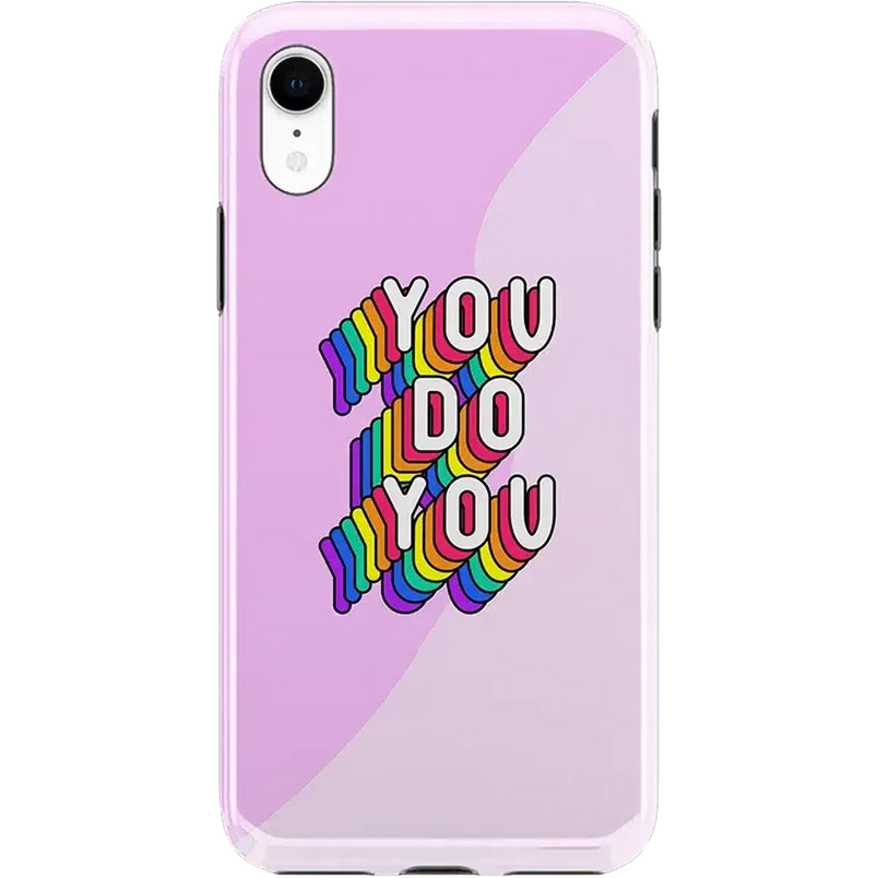 YOU DO YOU | Purple Print iPhone Case iPhone Case get.casely 