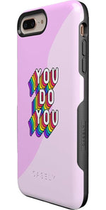 YOU DO YOU | Purple Print iPhone Case iPhone Case get.casely 