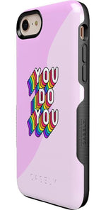 YOU DO YOU | Purple Print iPhone Case iPhone Case get.casely 