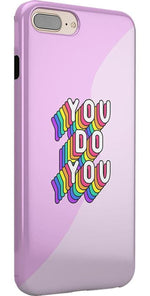 YOU DO YOU | Purple Print iPhone Case iPhone Case get.casely 