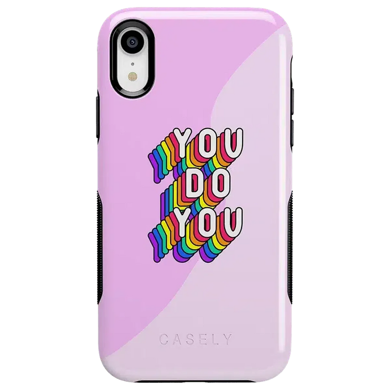 YOU DO YOU | Purple Print iPhone Case iPhone Case get.casely 