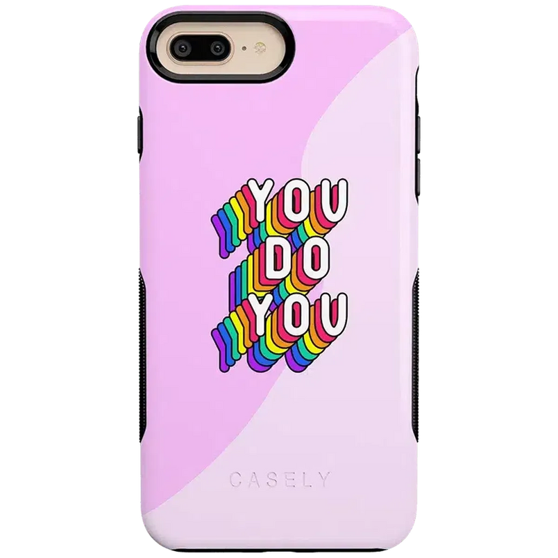 YOU DO YOU | Purple Print iPhone Case iPhone Case get.casely 