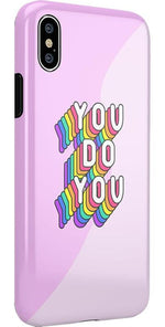 YOU DO YOU | Purple Print iPhone Case iPhone Case get.casely 