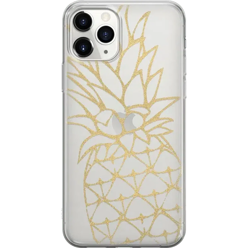 You're a Fine-Apple | Gold Pineapple Clear Case iPhone Case get.casely Classic iPhone 11 Pro Max 