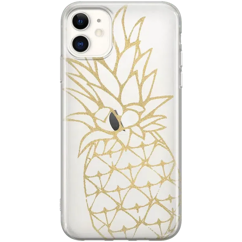 You're a Fine-Apple | Gold Pineapple Clear Case iPhone Case get.casely Classic iPhone 11 