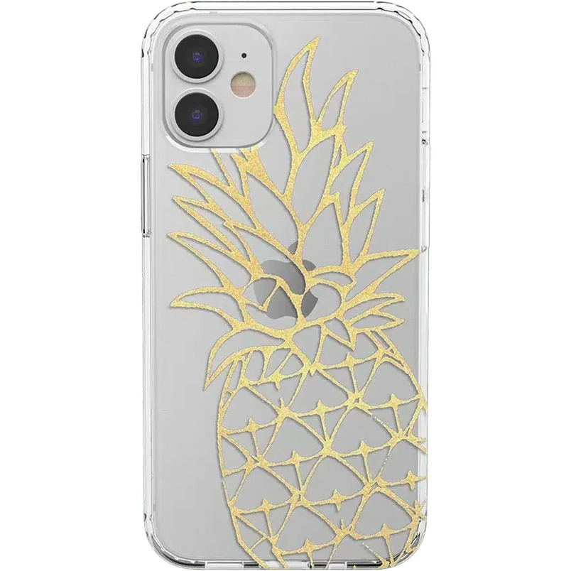 You're a Fine-Apple | Gold Pineapple Clear Case iPhone Case get.casely Classic iPhone 12 Mini 