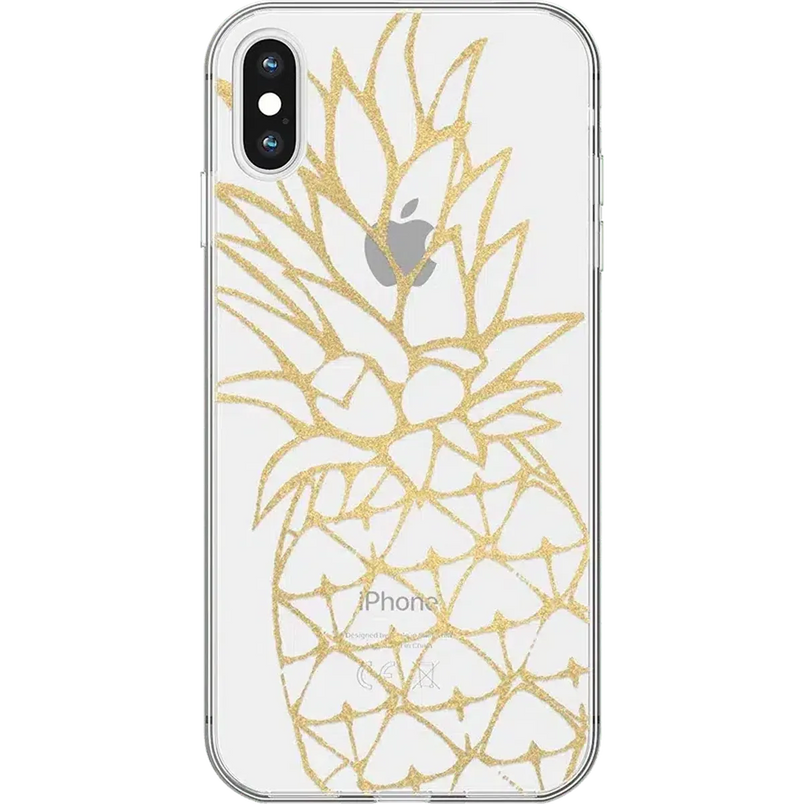 You're a Fine-Apple | Gold Pineapple Clear Case iPhone Case get.casely Classic iPhone X / XS 
