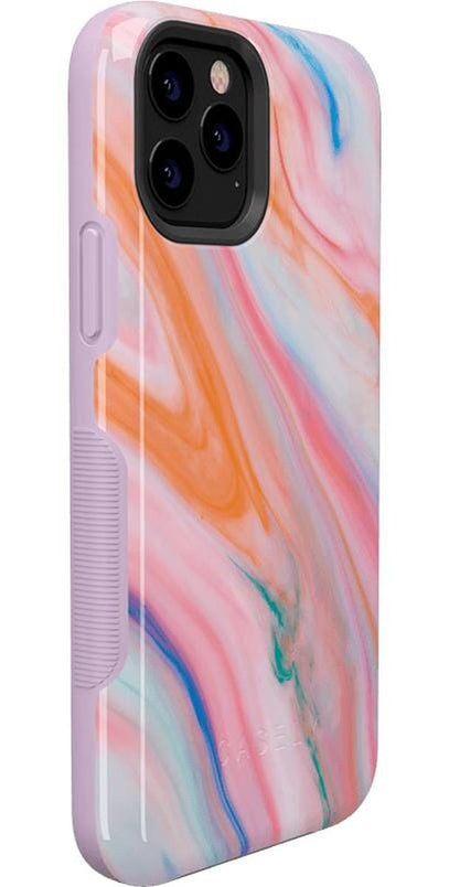 You're a Gem | Rainbow Marble Swirl Case iPhone Case get.casely 