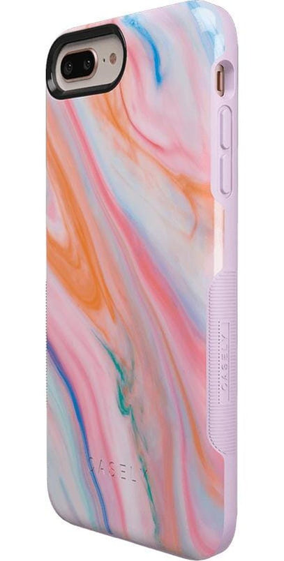 You're a Gem | Rainbow Marble Swirl Case iPhone Case get.casely 