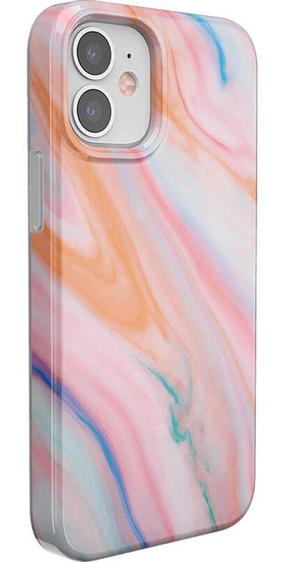 You're a Gem | Rainbow Marble Swirl Case iPhone Case get.casely 