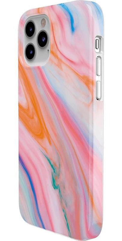 You're a Gem | Rainbow Marble Swirl Case iPhone Case get.casely 
