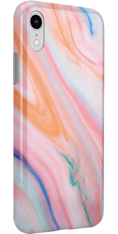 You're a Gem | Rainbow Marble Swirl Case iPhone Case get.casely 