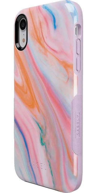 You're a Gem | Rainbow Marble Swirl Case iPhone Case get.casely 