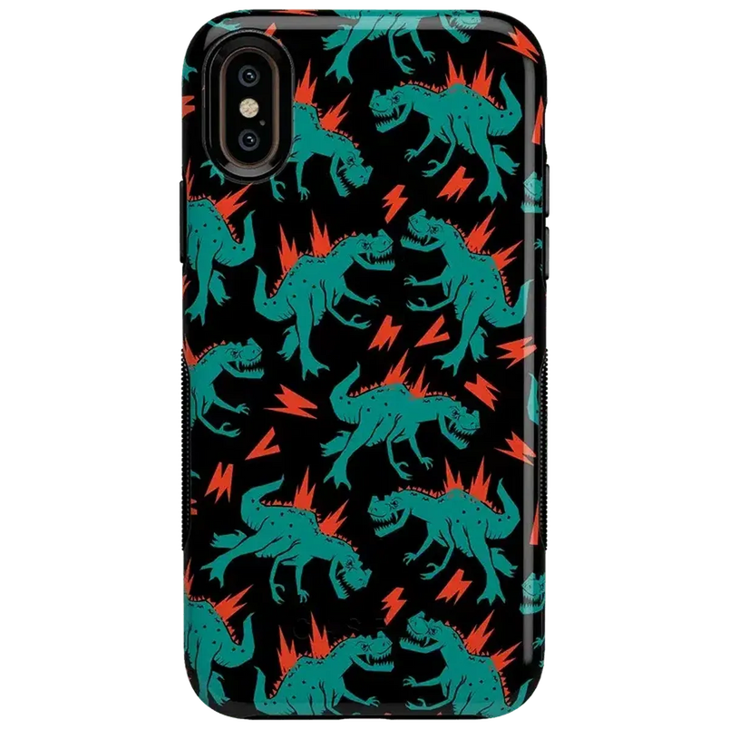 You're Dino-mite | Green Dinosaur Case iPhone Case get.casely Bold iPhone XS Max 